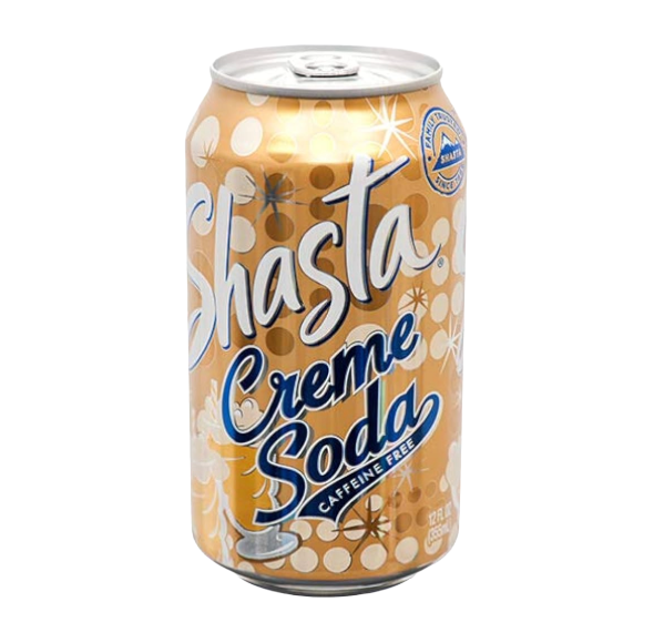 SHASTA CREME SODA 24/12 OZ CANS