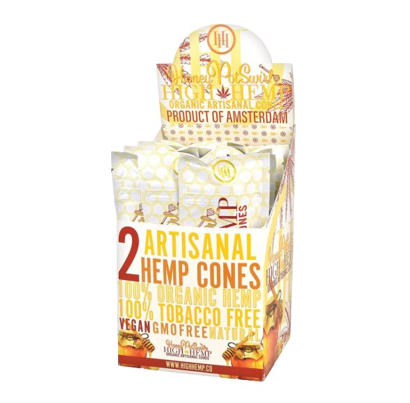 HIGH HEMP CONES HONEY POT 15/2CT
