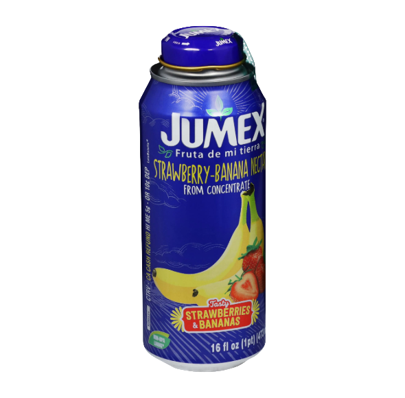 JUMEX-STRAWBRY/BAN TWIST CAP 16 OZ