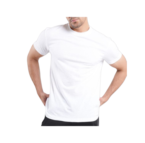 SHIRT URBAN ROUND NCK WHITE MED 6PK