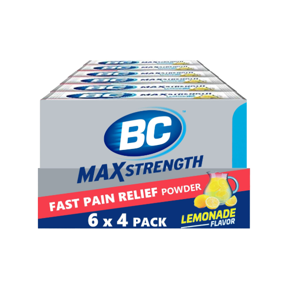 B C POWDERS MAX STR LEM 4'S 6/6CT