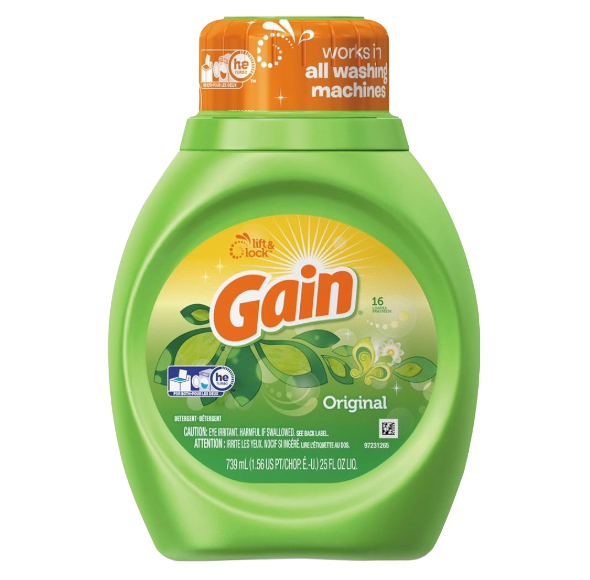 GAIN 2X LIQUD DETRGNT 6/25 OZ 16LOD