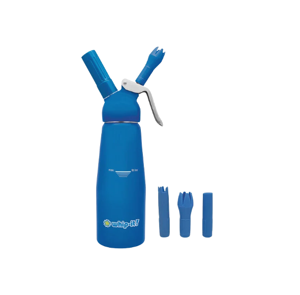 WHIP-IT ALUM BLUE CREAM CHARGER .5L