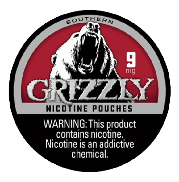 GRIZZLY SOUTHERN 9MG NICTIONE PCH