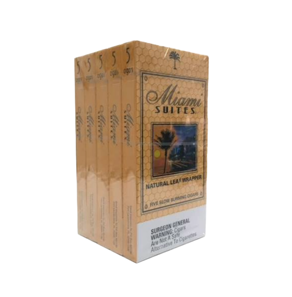 MIAMI SUITES HONEY 5/5PK