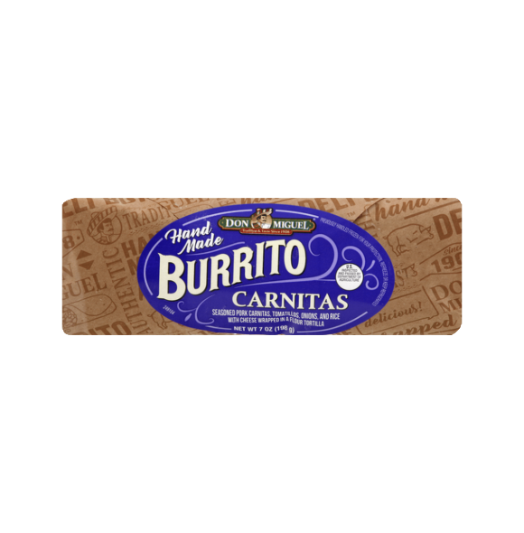 DON MIGUEL CARNITAS BURRITO 7 OZ