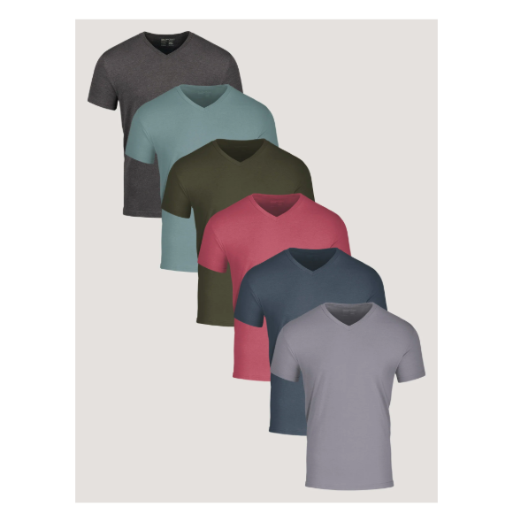 SHIRT URBAN V-NECK GRAY 5XL 8/6PK