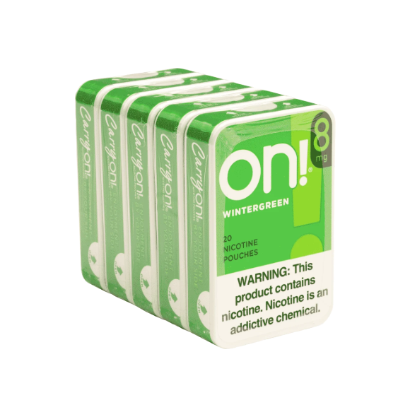 ON WINTERGRN 8MG NICOTINE PCHS 5CN