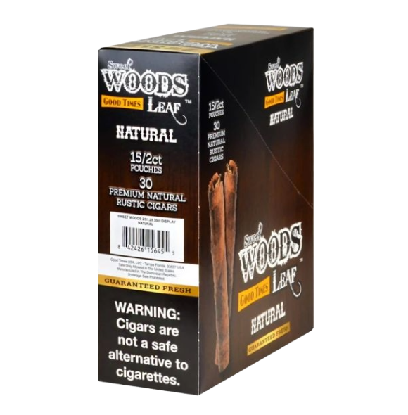 SWEET WOODS LEAF NATURAL 15/2/$1.49