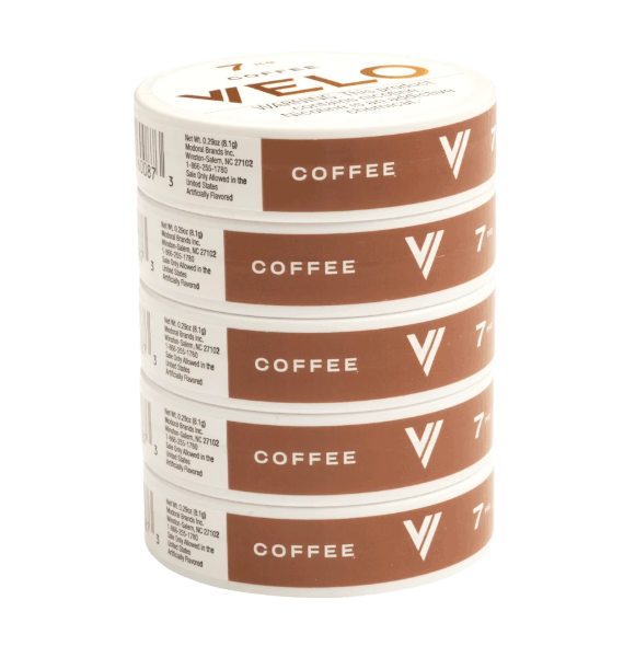 VELO COFFEE 7MG NICOTINE PCH