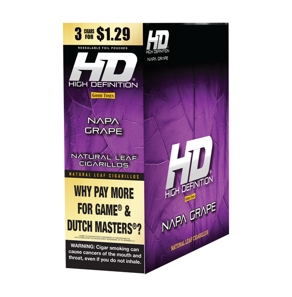 G/T CIG HD NAPA GRAPE 15/3/$1.29