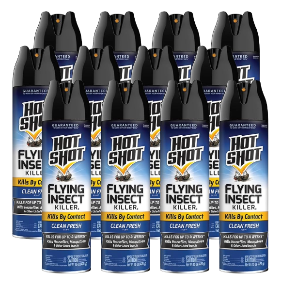 HOT SHOT FLYING INSCT KLR PLUS 15OZ