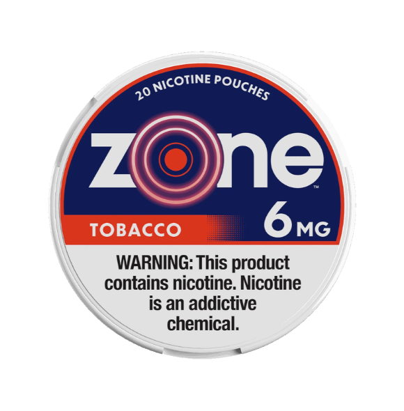 ZONE 6MG TOBACCO PCH NICOTINE 5CT