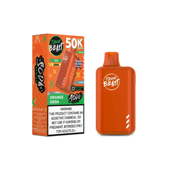 FLAVOR BEAST ORANGE SODA 5/50K