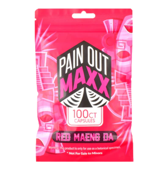 PAIN OUT CAP MAXX RED MAEN DA 100CT