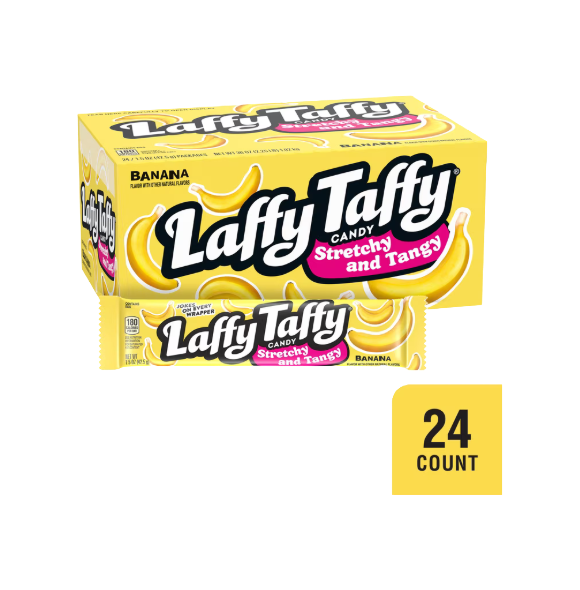 LAFFY TAFFY TANGY BANANA 24 CT