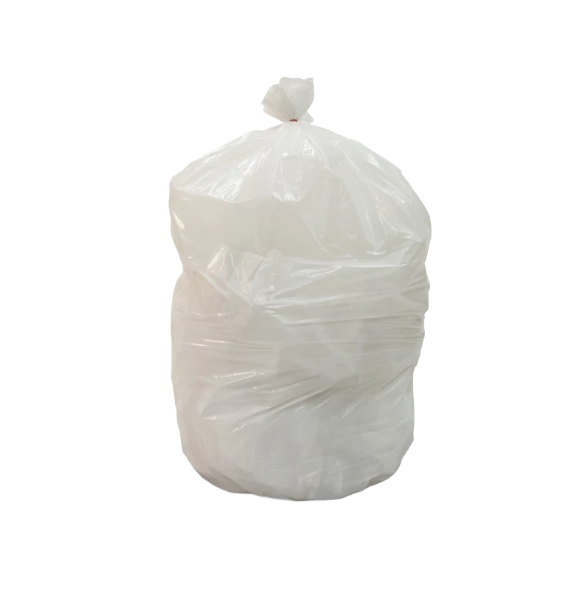 TRASH BAG WHITE 40X46 .8M 100CT