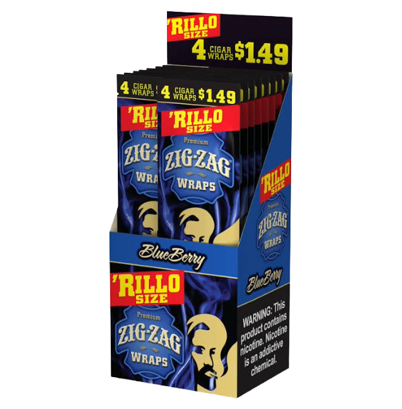 Z/Z RILLO CIG WRAP BLUEBRY 15/4/99