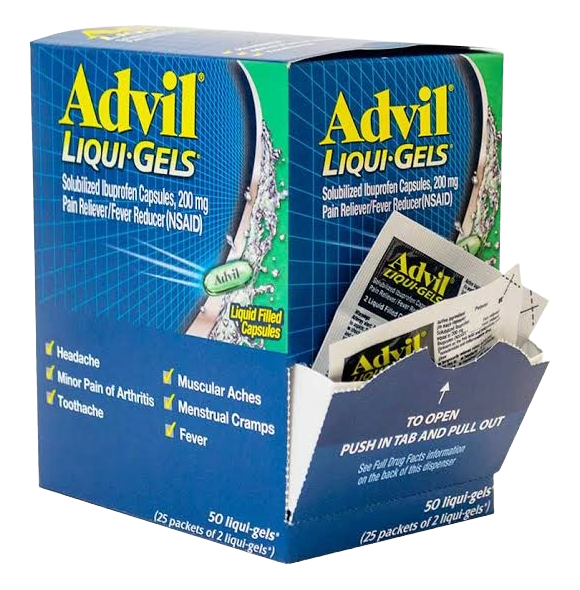 ADVIL REGULAR DISP 25/2'S SELECT
