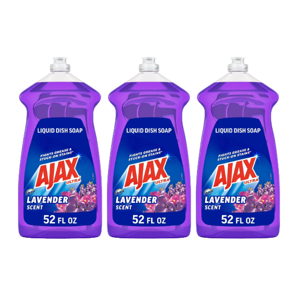 DISH SOAP AJAX LIQ FAB LAVANDA 12.6