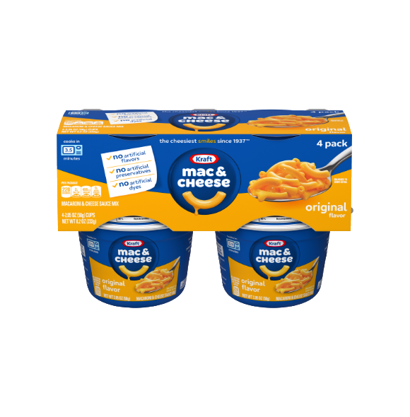 KRAFT EASY MAC ORIGINAL CUP 2.05Z