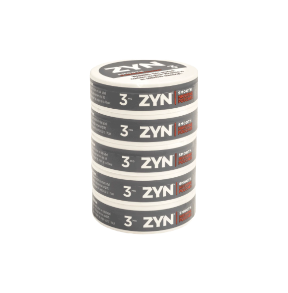 ZYN SMOOTH 3MG $1 OFFCAN PCHS 5CN