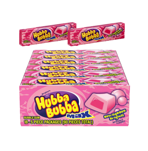 HUBBA BUBBA MAX OUTRAGE ORIG 18CT
