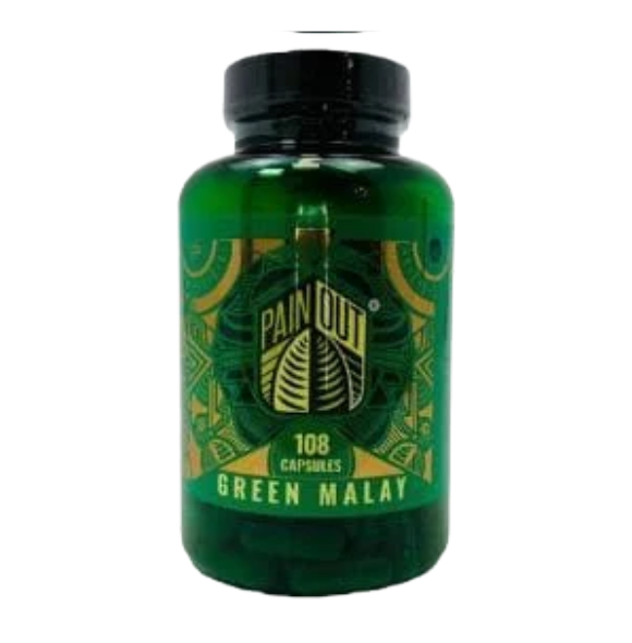 PAIN OUT CAP GREEN MALAY 108CAP BOT