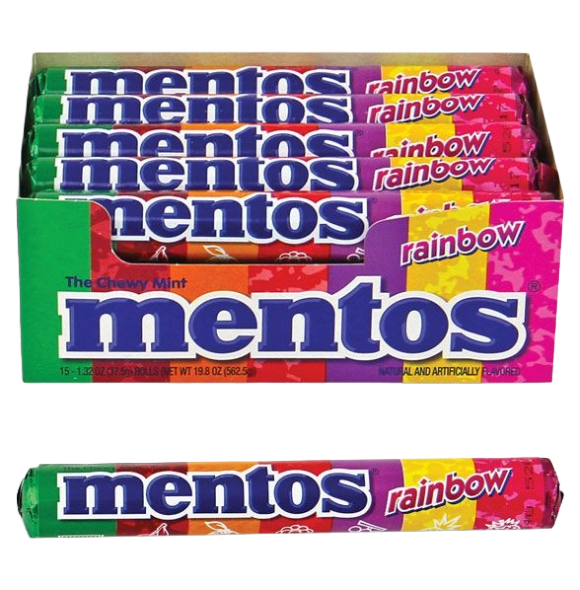 MENTOS RAINBOW 15 CT