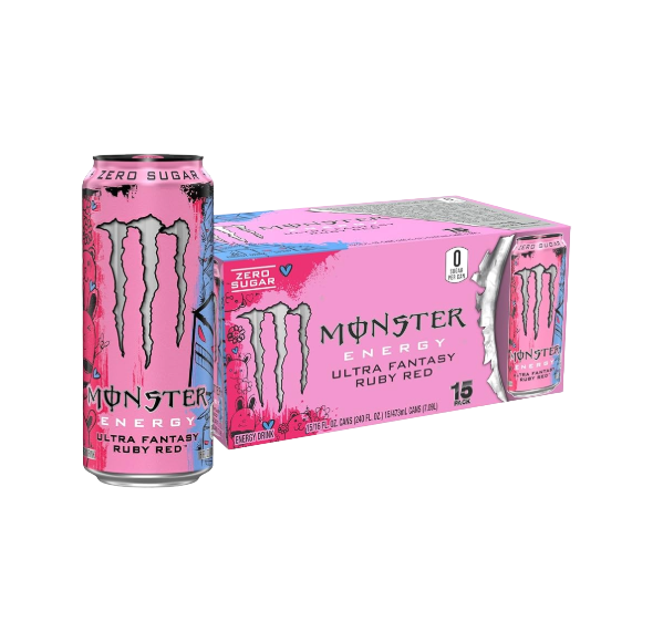 MONSTER ULTRA FANTASY RUBY RED/160Z