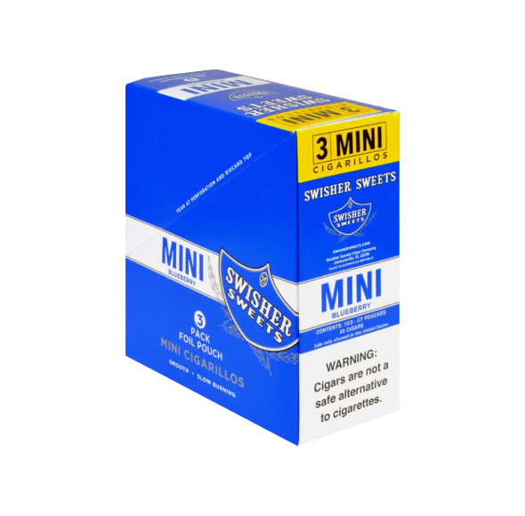 S/B CIGARILO BLUEBERRY POCH 15/4PK