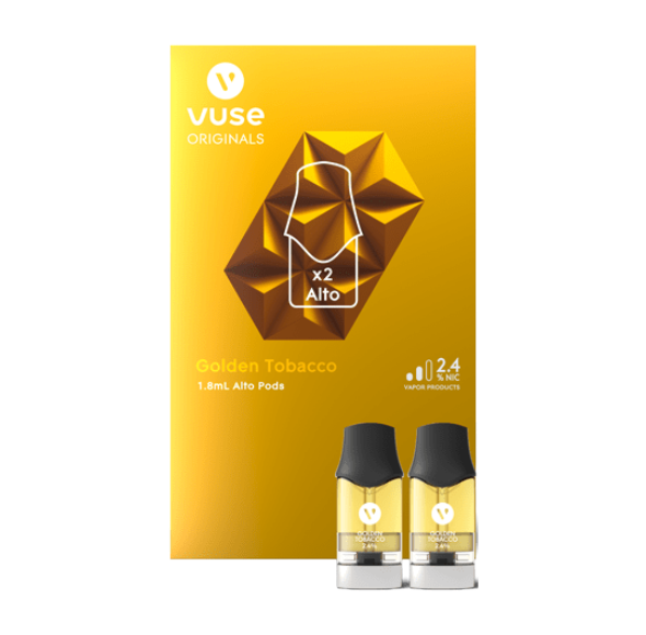 VUSE ALTO GOLD POD 5/2CT 1.8% 1.8M
