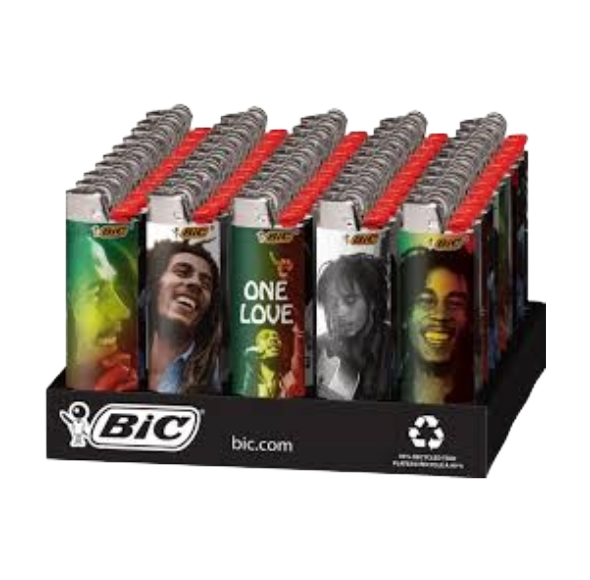 BIC LIGHTER BOB MARLEY 50CT LCRT1BM