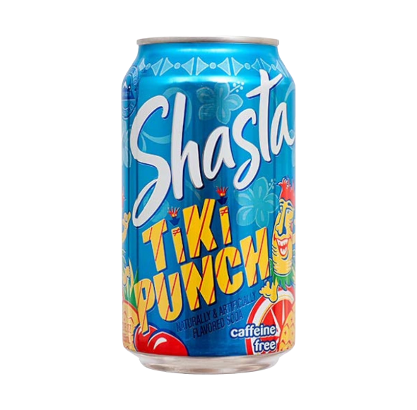SHASTA TIKI PUNCH 24/12 OZ CANS
