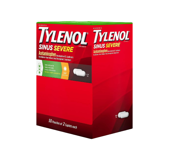 TYLENOL SINUS SEVERE 50/2'S SELECT