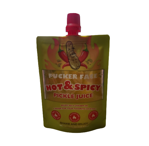 PICKLE JUICE PUCKER FACE HOT 10/4Z
