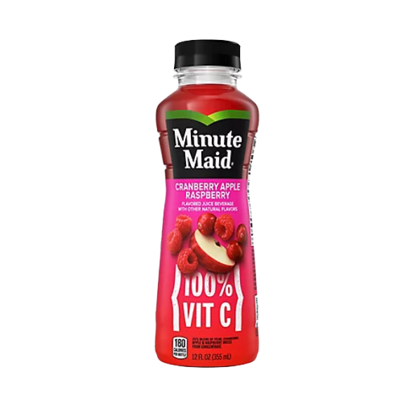 MINUTEMAID CRANAPPLE RASBERRY 12 O