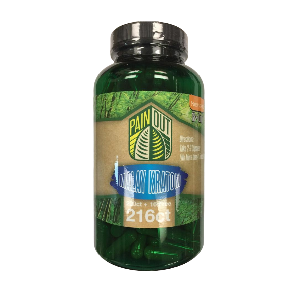 PAIN OUT KRATOM CAP MALAY 216 BT