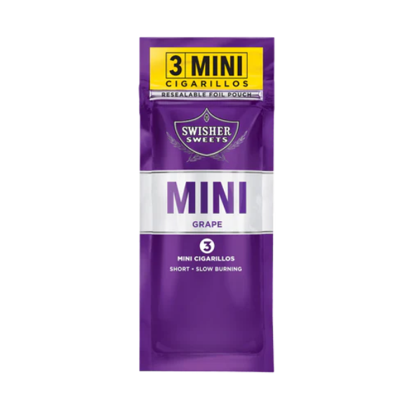 S/S CIGARILLO MINI GRAPE BOX 60