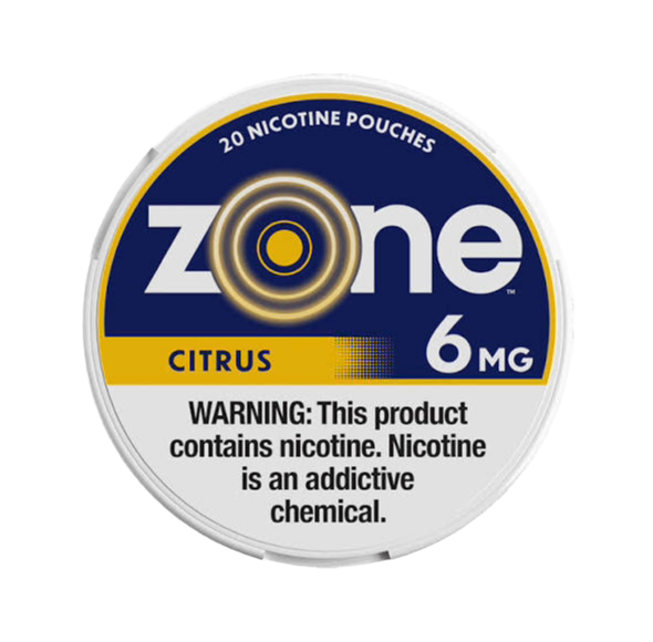 ZONE 6MG CITRUS PCH NICOTINE 5CT