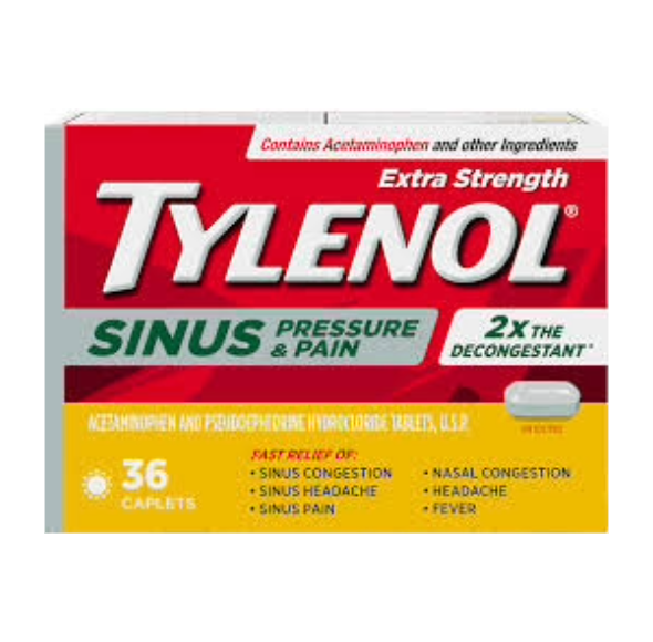 TYLENOL SINUS 36/50CT