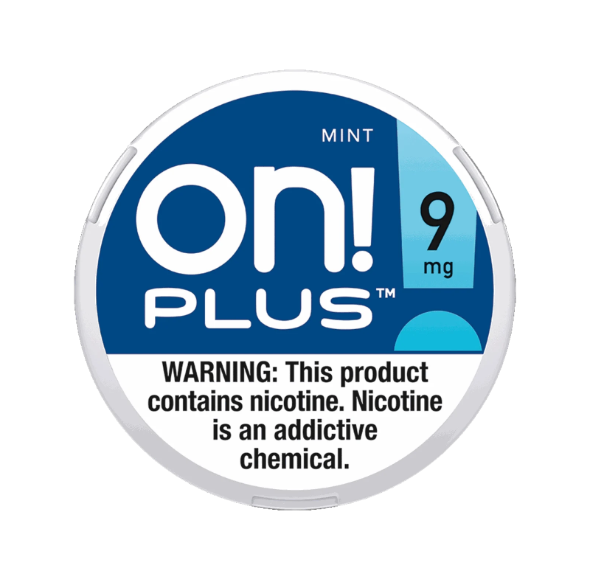 ON PLUS MINT 9MG NICOTINE PCHS 5CN