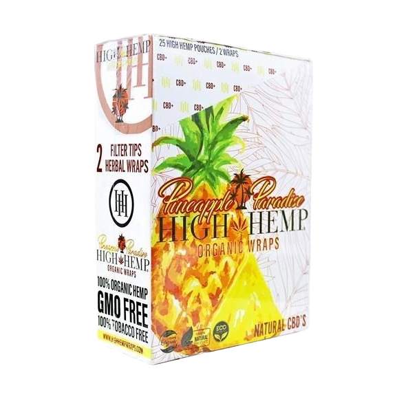 HIGH HEMP ORGANIC WRAPS PINEAPPLE
