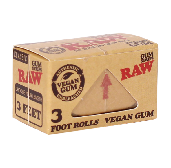 RAW UNREFINED GUMMED STRIP ROL 24CT
