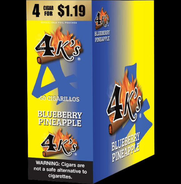 4 KINGS CIGR BLBRY PINAP 15/4/$1.19