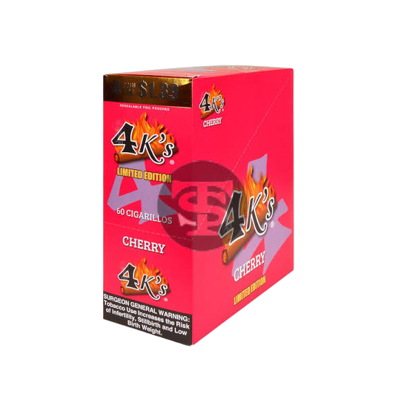 4 KINGS CIGR CHERRY 15/4/$1.29