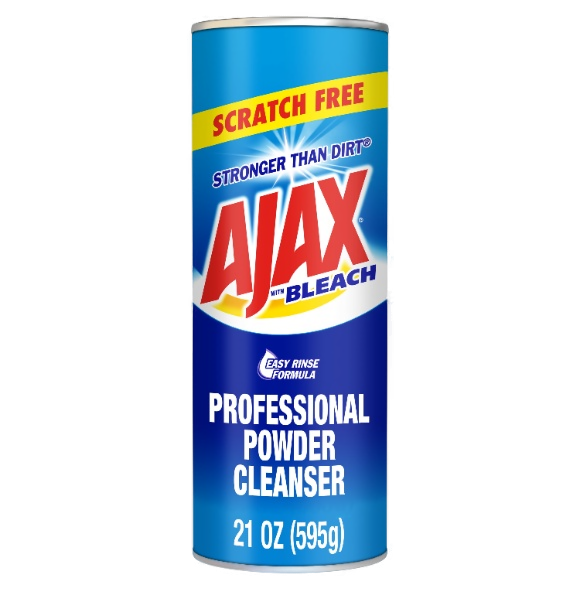 AJAX CLEANER W/BLCH 12/21 OZ POWDER