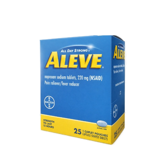 ALEVE SINGLE 25/1'S DISP SELECT