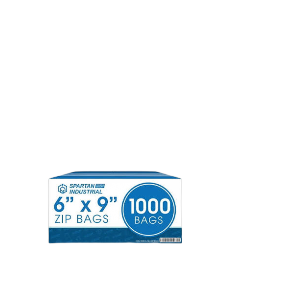 BAGS ZIP LOCK 6X9 1000 CT CLEAR