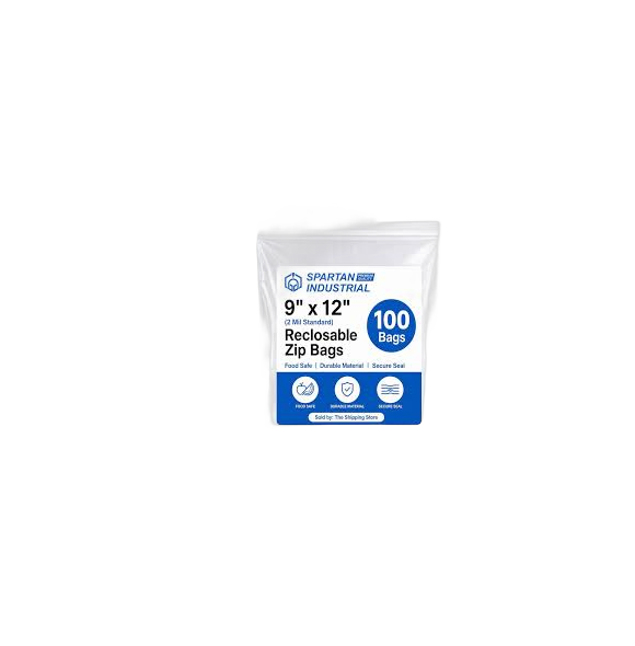 BAGS ZIP LOCK 9X12 1000 CT CLEAR